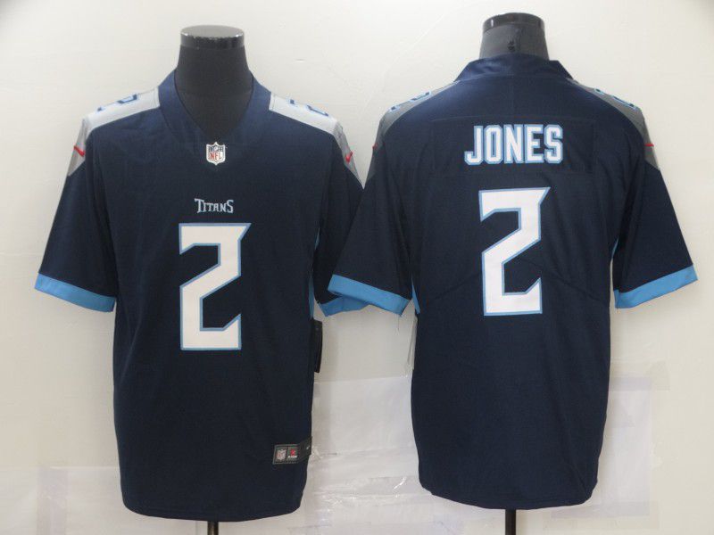 Men Tennessee Titans #2 Jones Blue 2021 Vapor Untouchable Limited Player Nike NFL Jersey->minnesota vikings->NFL Jersey